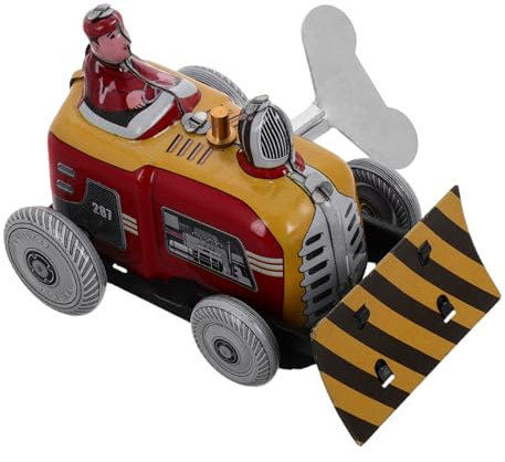 Vaguelly Vintage Schaufeltruck Spielzeug Mit Aufziehmechanismus Für Fotografie Filmset Requisiten Und Stilvolle Wohnkultur