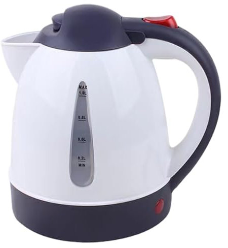 Calentador de agua eléctrico para coche, 1000 ml, con aislamiento y báscula, portátil para viajes, camping y hogar, 12 V.