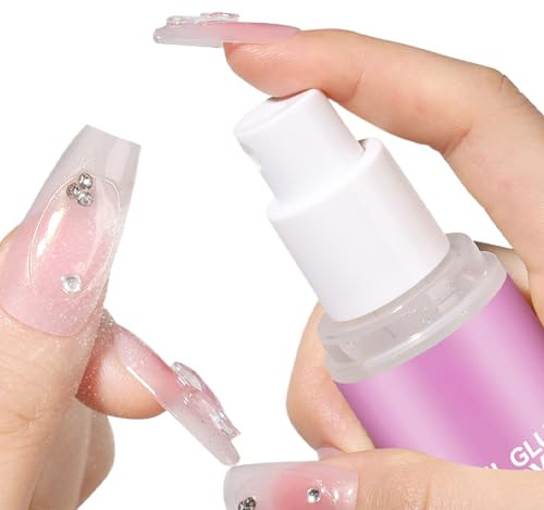 Press On Lim Borttagningsmedel 20 milliliter Snabbverkande Skonsam | Nagelbindningsgel Borttagningsspray För Pedikyr Daglig Användning Nybörjare Och Professionella Användare
