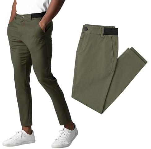 bergxperten Bellutia Pantalone Elasticizzato MorphoFit, Pantaloni Uomo Elasticizzati Traspirante Slim Fit Pantalone morphofit bellutia Uomo Tessuto Stretch Leggero Senza Stirare Asciugatura Rapida