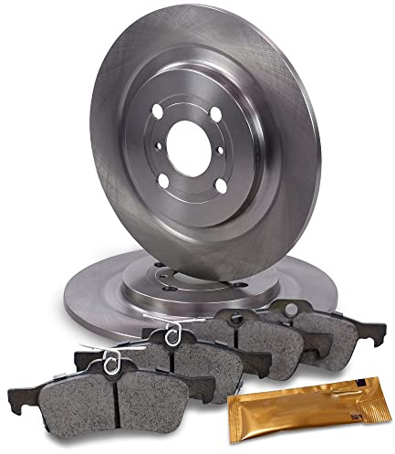 BESTPRICE Set freni asse posteriore incl. dischi freno Ø 278 mm completi + pastiglie freno posteriori, compatibile con TOYOTA YARIS (_P13_), YARIS (_P9_)