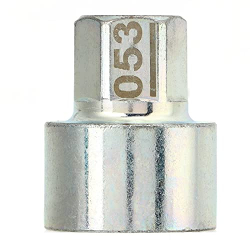 Keenso Enchufe de Tuerca Antirrobo, Llave de Bloqueo de Rueda Reemplazo de Enchufe de Tuerca Antirrobo para 1 3 5 6 7Series X1 X2 X3 X4 X5 X6 Z4(053) Pernos de Rueda