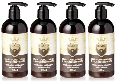 By My Beard Conditioner & Face Moisturiser 300ml, Pack Of 4, Get an all-over beard boost.