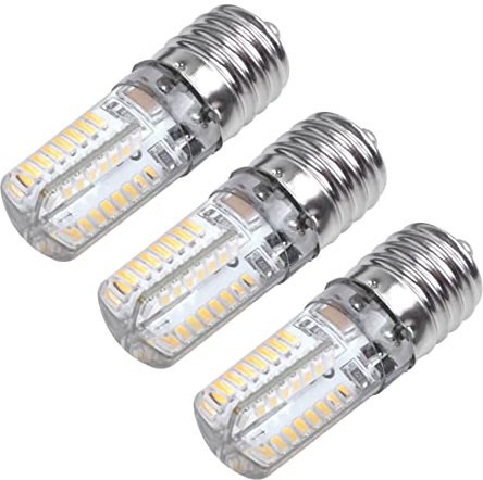 Janasiba 3X E17 Sockel 5W 64 LED-Lampen-Birne 3014 SMD-Licht Warmweiss Wechselstrom 110V-220V