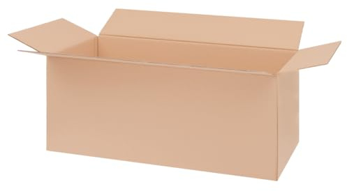 verpacking vikkartonger 1000 x 420 x 420 mm KK 144 brun [storlek och antal valbart] dubbelkorrugerade kartonger frakt 5 st