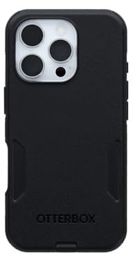 OtterBox iPhone 16 Pro Commuter Series Case - Black, Thin & Protective iPhone Case, Dual-Layer, Impact Absorbing iPhone Case