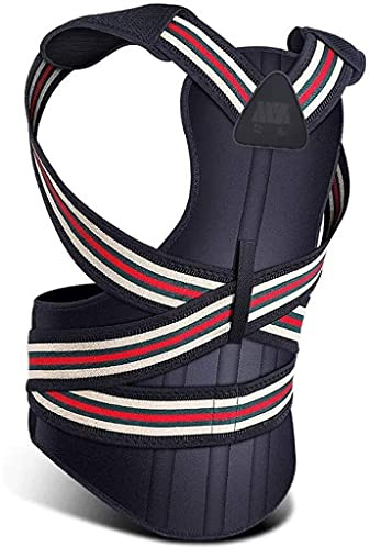 OAQZGBVK Winter Warm Kids Aldult Posture Corrector for Women Men Back Brace Straightener Shoulder Upright Support Trainer for Body Correction and Neck Pain Relief (Size : Large) (Large) (XX)