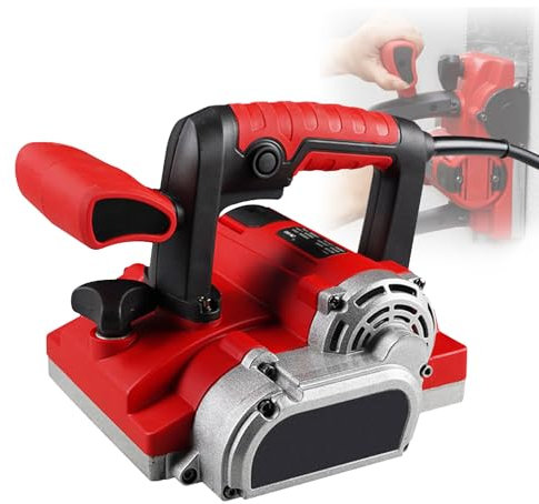 YXYLJOZ Electric Wall Planing Machine, Concrete Shovel Machine, Portable Wall Shovel Planer Sander with Vacuum Cleaner 0-4Mm Depth Adjustment, Wall Planer Concrete Shovel for Granite,