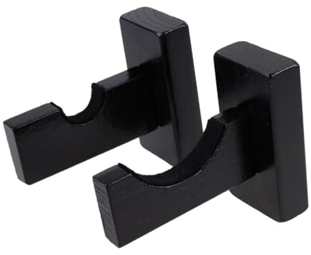 Kisangel Colgador De Pared De Bate De Béisbol Soportes De Béisbol para Exhibición Juguete Jugar Grillo Pelota Agarre Adornos De Pastel De Beisbol Estante Murciélago Black Bambú