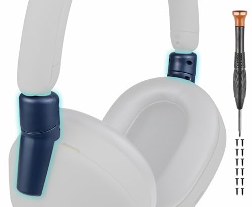 SOULWIT Hörlurar Trasiga Hinge Fix Linking Connectors Reparationssats för Sony WH-1000XM5 (WH1000XM5), Förstärkta Skyddande Ledkontakter för XM5-Huvudbandets Fällbara Sidokåpa | Skyddande kontakter för WH1000XM5 (XM5) pannband sidoskydd reglage för att fixera och förhindra att den går sönder