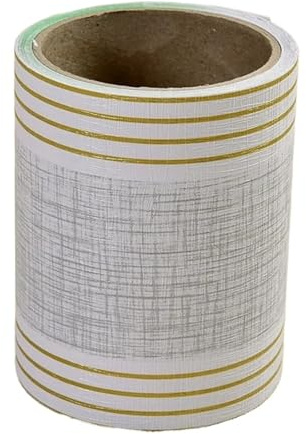 Pegatinas De Borde Autoadhesivas Papel tapiz autoadhesivo de PVC de 5 m/196,85 pulgadas for cintura, impermeable, for borde de pared, zócalo(5mx14cm)