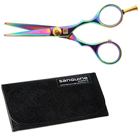 Titanium Moustache Beard Trimming Scissors, Men Grooming Scissors - 4.5 inch