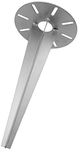 dszapaci Außenleuchte Edelstahl Wegeleuchte E27 Außenbeleuchtung Garten Wegbeleuchtung Sockelleuchte Außen Gartenleuchte Strom Pollerleuchte (Erdspiess 30cm)