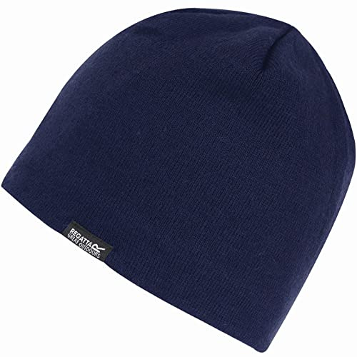 Regatta Brevis II Acrylic Knit Fleece Lining Waterproof Internal Membrane Beanie Headwear - Navy, Large/X-Large