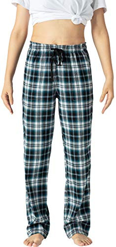 AIRIKE Dampyjamasbyxor, varma, långa, bomull, mjuka pyjamasbyxor, rutiga vinternattkläder, fritidsbyxor, No.3756, XS