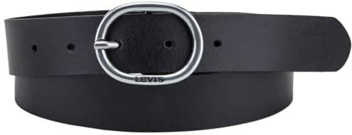 Levi's Hermosilla, Cinturón Mujer, Negro (Regular Black), 110