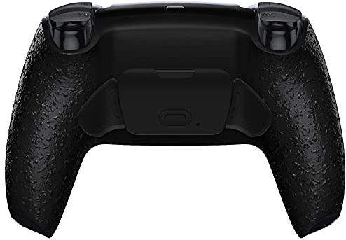 eXtremeRate Konfiguriertes RISE2.0 Remap Kit für ps5 Controller BDM-010/020 Model, Remapper Board&Ergonomic Backplate Gehäuse&Rücktasten Back Paddles Umbau Set für ps5 Controller-Texturiert Schwarz