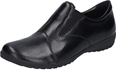 Josef Seibel Damen Slipper Naly 67, Frauen Slip On,Weite G (Normal),Loafer,College Schuhe,Businessschuhe,Slip-ons,Slides,schwarz,40 EU