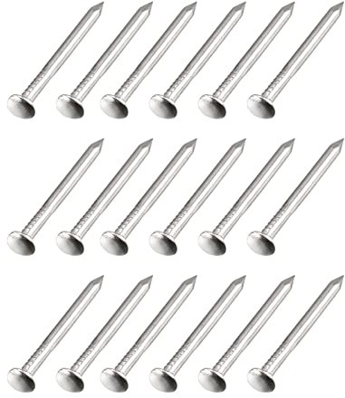 QUARKZMAN 1.2X16mm Winzig Nägel x 500stk. Handgefertigt Hardware Befestigungen Mini Nägel für Baseboard und Holzbearbeitung Schwarz