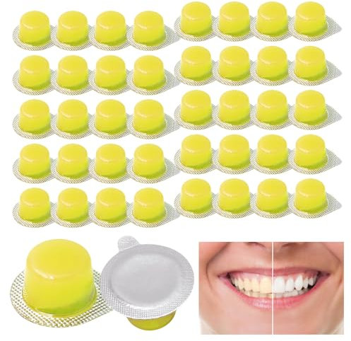 40 pezzi pasta lucidante professionale, crema lucidante dentale, crema sbiancante per denti efficace rimozione del tartaro, pasta lucidante per denti (sapore di agrumi)