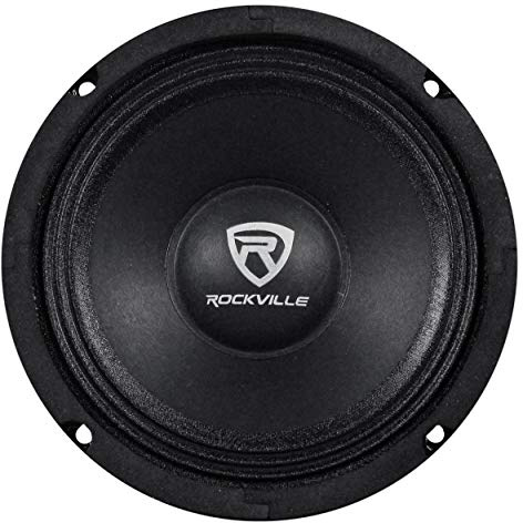 Rockville RM68PRO 6.5 8 Ohm SPL Mid-Bass Midrange Car Speaker, 105dB 200w