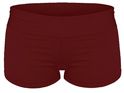 Epic MMA Gear WOD Booty-Shorts für Damen (Größe L, Kastanienbraun)