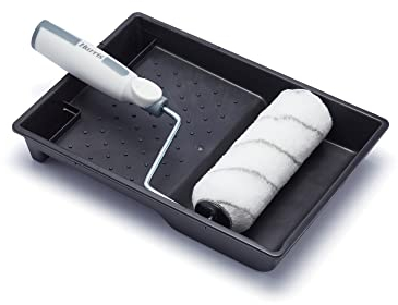 Harris Seriously Good Walls & Ceilings - Juego de rodillos de pelo medio | Incluye bandeja de 7 pulgadas, marco, 1 funda de rodillo de pintura de 7 pulgadas