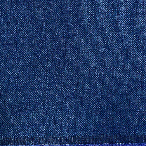 Kt KILOtela - Dekorativt tyg, stoppningstyg, möbelöverdrag, dubbelsidig chenille, stoppning för stolar, soffor, möbler, metervara från 0,5 m, pris Gäller 0,5 m, blå