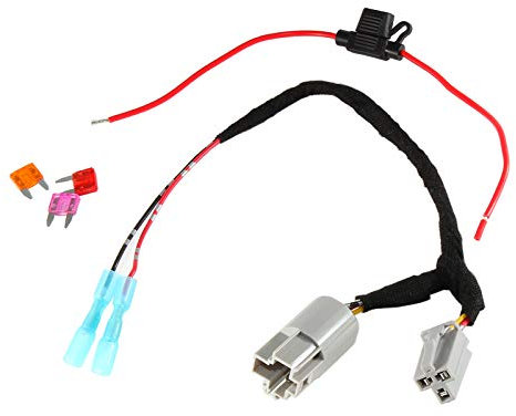 RED WOLF for 2001-2021 Jeep Wrangler JK JKU TJ Unlimited OEM Power Outlet 12 Volt Power Adapter Wire Harness Switch Socket to Add Backup Camera GMRS CB Radio Radar Detectors Portable GPS