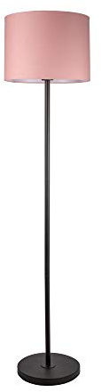 Pauleen 48084 Grand Reverie Stehleuchte max20W E27 Schwarz/Rosa 230V Stoff/Metall