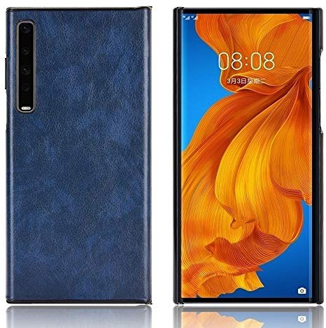 COQUE Huawei Mate XS Case,Lychee texture phone case for Huawei Mate XS(Blue)