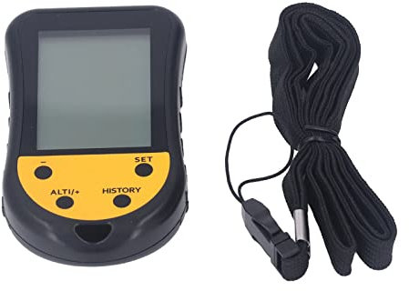 Altimètre Numérique Multifonctionnel avec écran LCD rétroéclairé, Boussole Portable, Altimètre, Baromètre, Thermomètre pour L'affichage de la Direction D'orientation