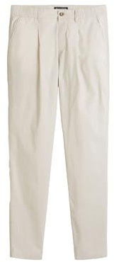 Marc O'Polo Herren Stoffhose mit Stretch-Anteil Tapered Fit, Beige (Gray Silk), W36/L32