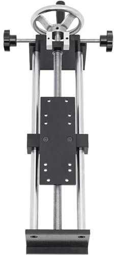 McbeAn Horizontal Force Gauge Test Stand, 500N Push-pull Dynamometer Tester, Maximum Clamping Opening: 20mm/0.79inch, Manual Horizontal Spiral Test Stand, for Industrial, Commercial, Lab