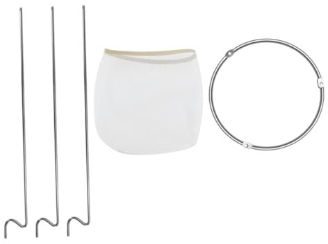 OFFSCH Strainer Bag Stand for Cooking Oil Filter Milk Tea Wine Reusable Mesh Colander