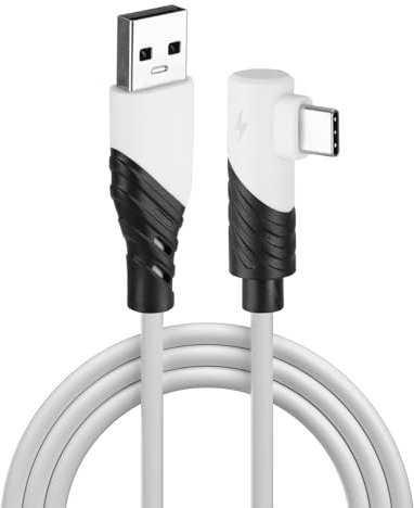 3m Link Cable for Oculus VR Headset Cables Compatible with Meta Quest 2/Quest 3/Pro Pico 4 Link Cable Charger for PC/Steam VR Games 60W Fast Charging USB 3.2 A to Type-C 5Gbps High Speed Data Transfer