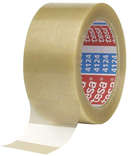 6 X tesa Packband PVC 66mx50mm transparent ULTRA STRONG 57176-00000