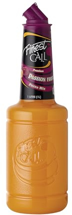 Finest Call Passion Fruit Puree | 1 Litre Bottle | Real Fruit | Cocktail Ingredient | Easy Pour | Bar Essential | Premium Ingredients | Cocktails, Drinks, Desserts