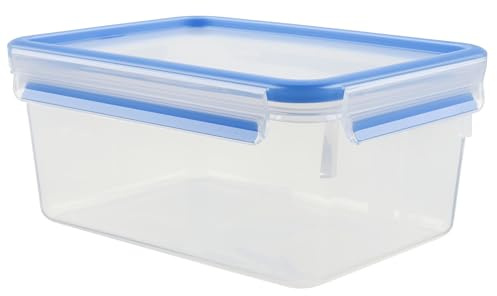 Tefal K3022012 - Masterseal Fresh - Boîte plastique de conservation alimentaire rectangulaire - 3.7 L - Bleu