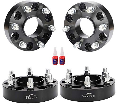 FLYCLE 6 Lug 6x135 Hubcentric Wheel Spacers for 2015-2025 F150,1.5 inch 6x135mm Wheel Spacer 14x1.5 Studs & 87.1 mm Bore Compatible with 2015-2024 Expedition 2015-2025 Navigator