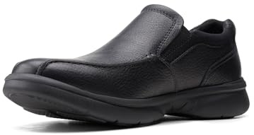 Clarks Collection Men's Bradley Step Loafer, Blk Tumble, 13 W