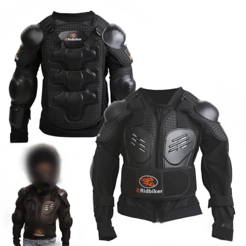 Kids Chest Protector Motocross Dirt Bike Gear Motorcycle Full Body Armor Jacket Protective Back Spine Protector Vest Gear