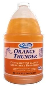 SuperJob JobSite Professionals Orange Thunder Citrus Solvent Cleaner Degreaser & Deodorizer - 1 Gallon