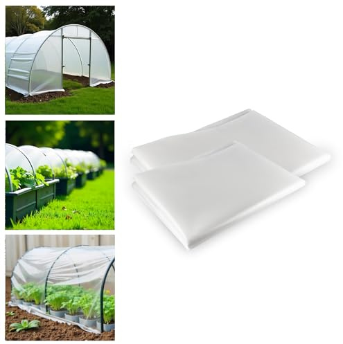 MODO AGRO Plástico Invernadero traslúcido agrícola. Plástico Especial Agricultura y protección huertos Plantas Exterior Ideal para invernaderos huertas y Jardines (3.3X50)