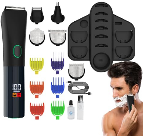 Cortapelos Sin Cable Para Hombre Recortadora Eléctrica Para Barba y