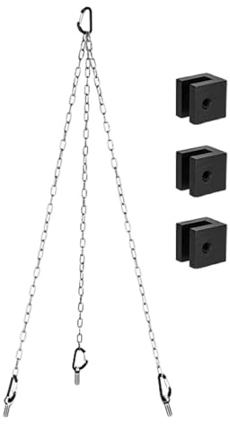 Tripod Grill para Campfire - Lantern colgante aleación de aluminio | desmontable fácil almacenamiento ajustable altura multifuncional fogata, cocina sobre fuego al aire libre parrilla estante estante