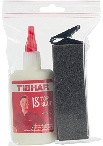 Tibhar Kleber VS Top Glue 90 ml schwarz / weiß Flüssig Tischtennis-Kleber