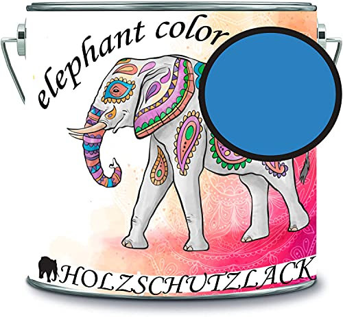 Vernice protettiva per legno per legno, resistente alle intemperie, protezione a lungo termine dagli agenti atmosferici, colore protettivo per legno RAL 5012 blu chiaro // elephant color