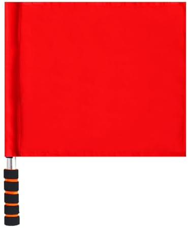 YIBOZI Sports Flags Training Sports Flags With Sponges Handle Linesman Flags For Soccer Volleyballs Basketball