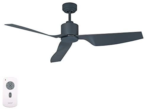Lucci Air Deckenventilator Airfusion Climate II, DC Motor energiesparend, inklusive Fernbedienung, 6 Geschwindigkeiten, 127 cm Durchmesser, charcoal, 210527